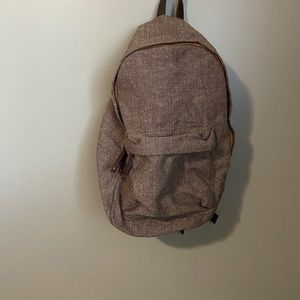 Forever 21 Brown Tweed Backpack